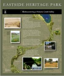 Eastside Heritage Park Map and Heritage Panels